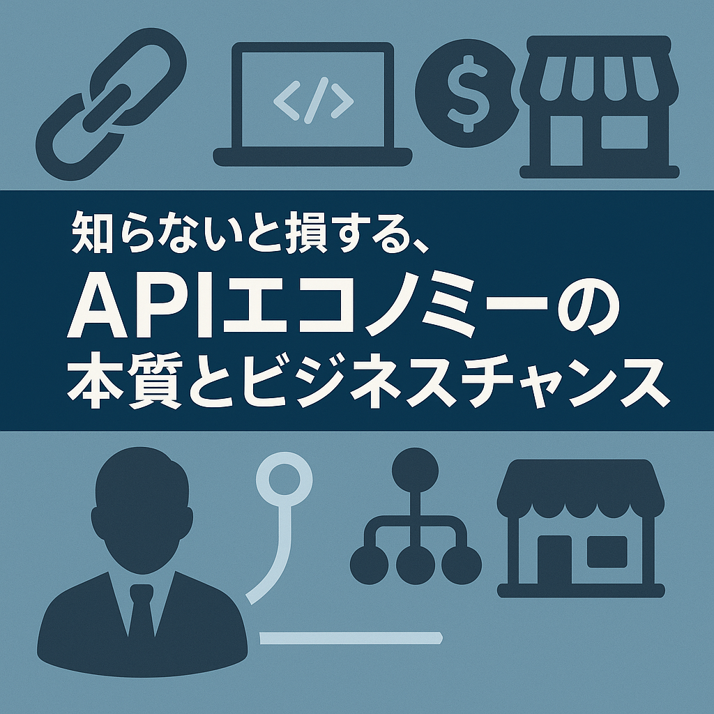 【非エンジニア向け】知らないと損する、APIエコノミーの本質とビジネスチャンス